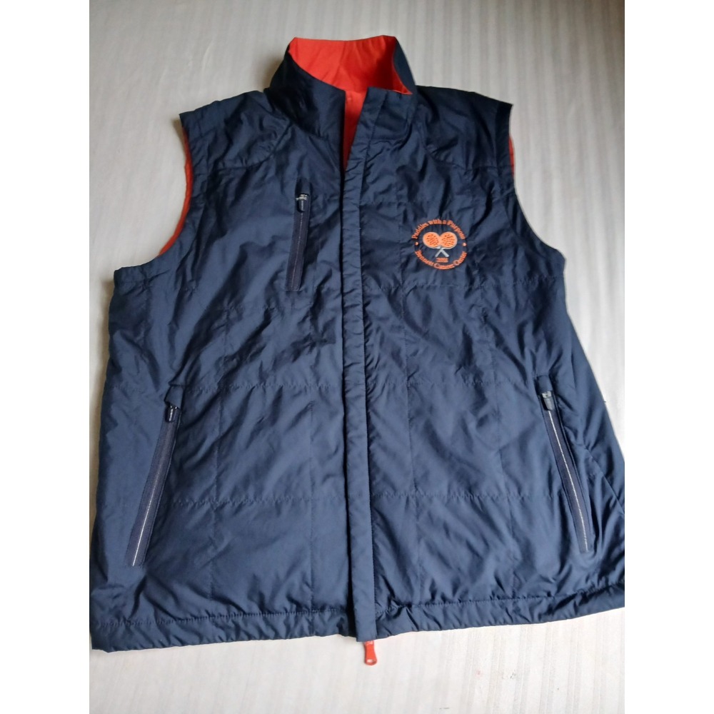 Zero Restriction Vest Large Mens Reversible Quilted Full Zip Insulated Golf